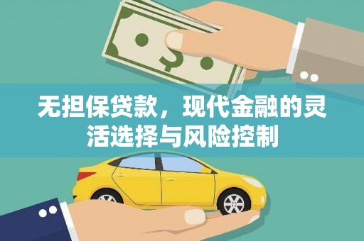市南无担保贷款，现代金融的灵活选择与风险控制