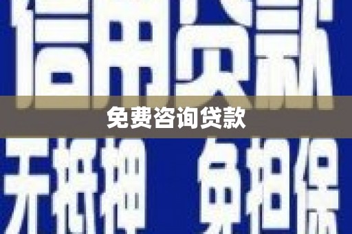 市南免费咨询贷款