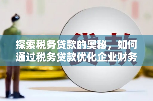 市南探索税务贷款的奥秘，如何通过税务贷款优化企业财务