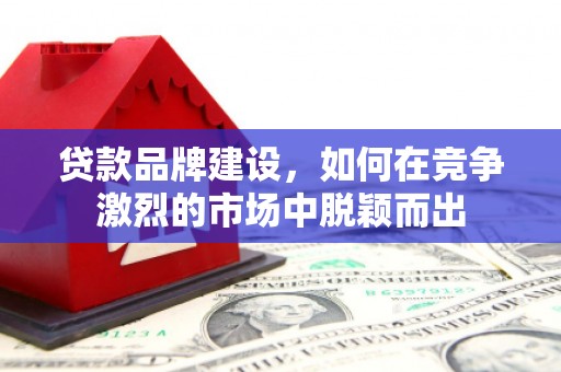 市南贷款品牌建设，如何在竞争激烈的市场中脱颖而出