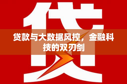 市南贷款与大数据风控，金融科技的双刃剑