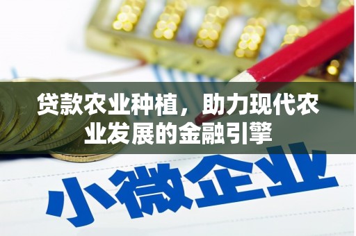 市南贷款农业种植，助力现代农业发展的金融引擎