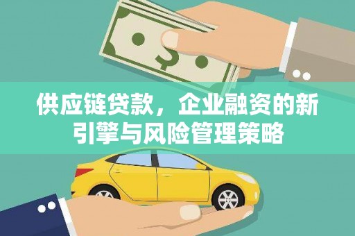 市南供应链贷款，企业融资的新引擎与风险管理策略