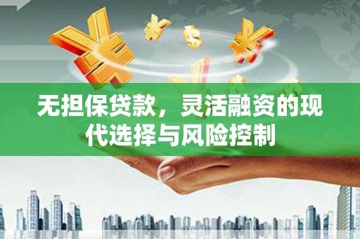 市南无担保贷款，灵活融资的现代选择与风险控制