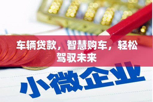 市南车辆贷款，智慧购车，轻松驾驭未来